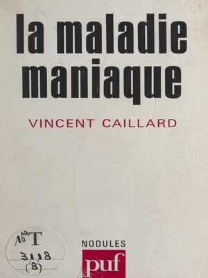 cover image of La maladie maniaque